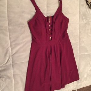 Maroon dress
